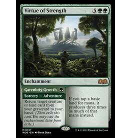 Magic Virtue of Strength // Garenbrig Growth  (WOE)
