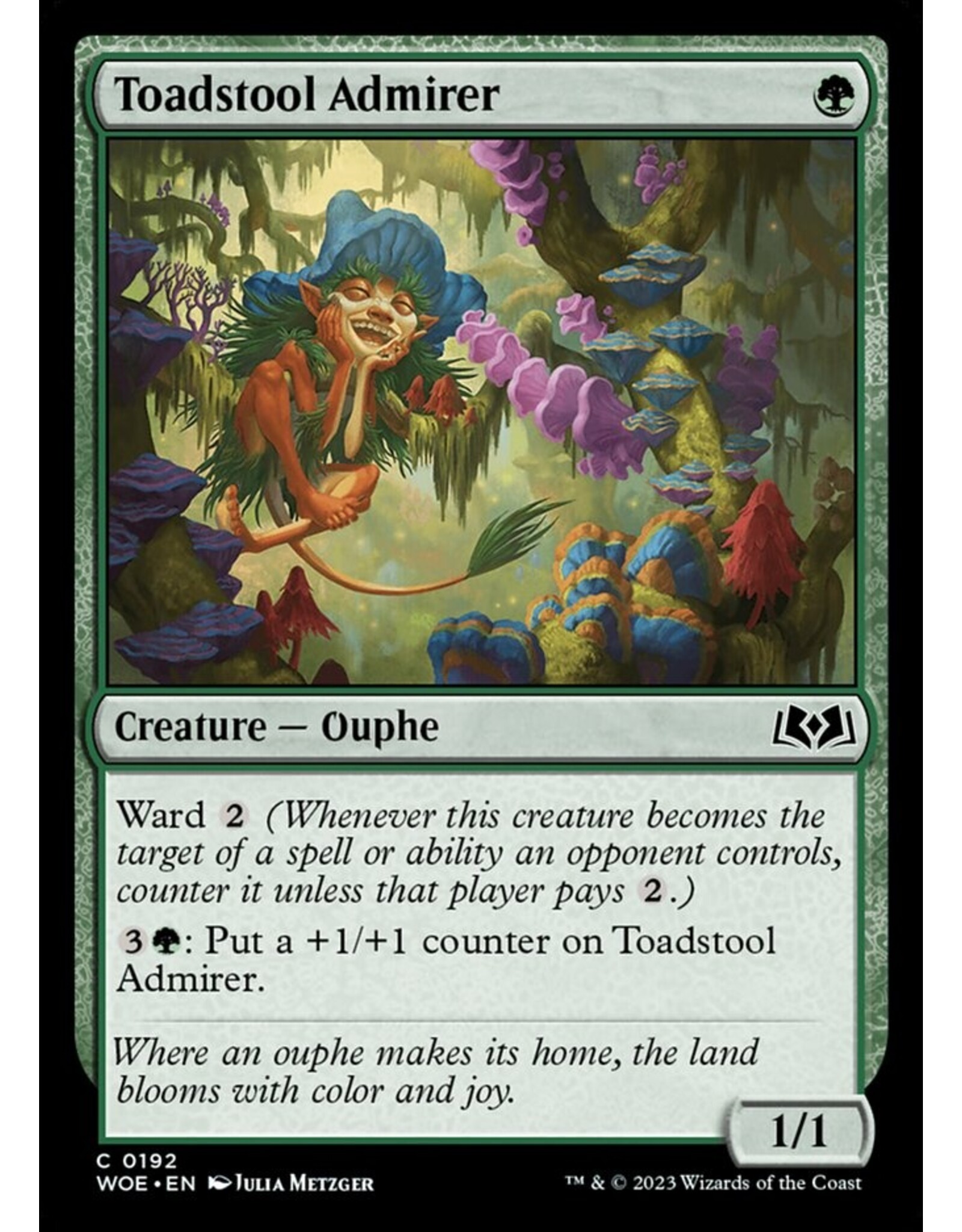 Magic Toadstool Admirer  (WOE)