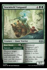 Magic Stormkeld Vanguard // Bear Down  (WOE)