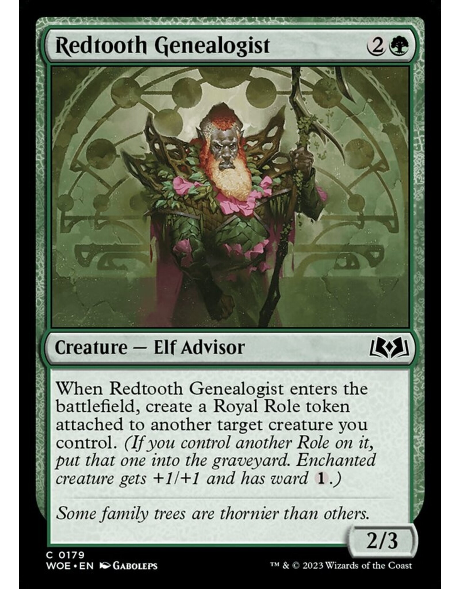 Magic Redtooth Genealogist  (WOE)