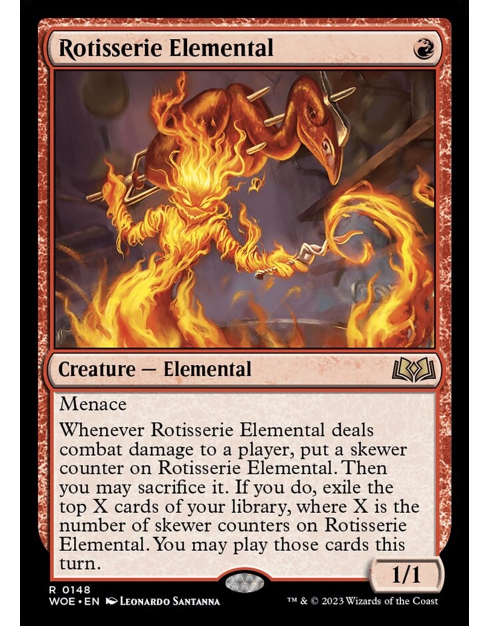 Magic Rotisserie Elemental  (WOE)