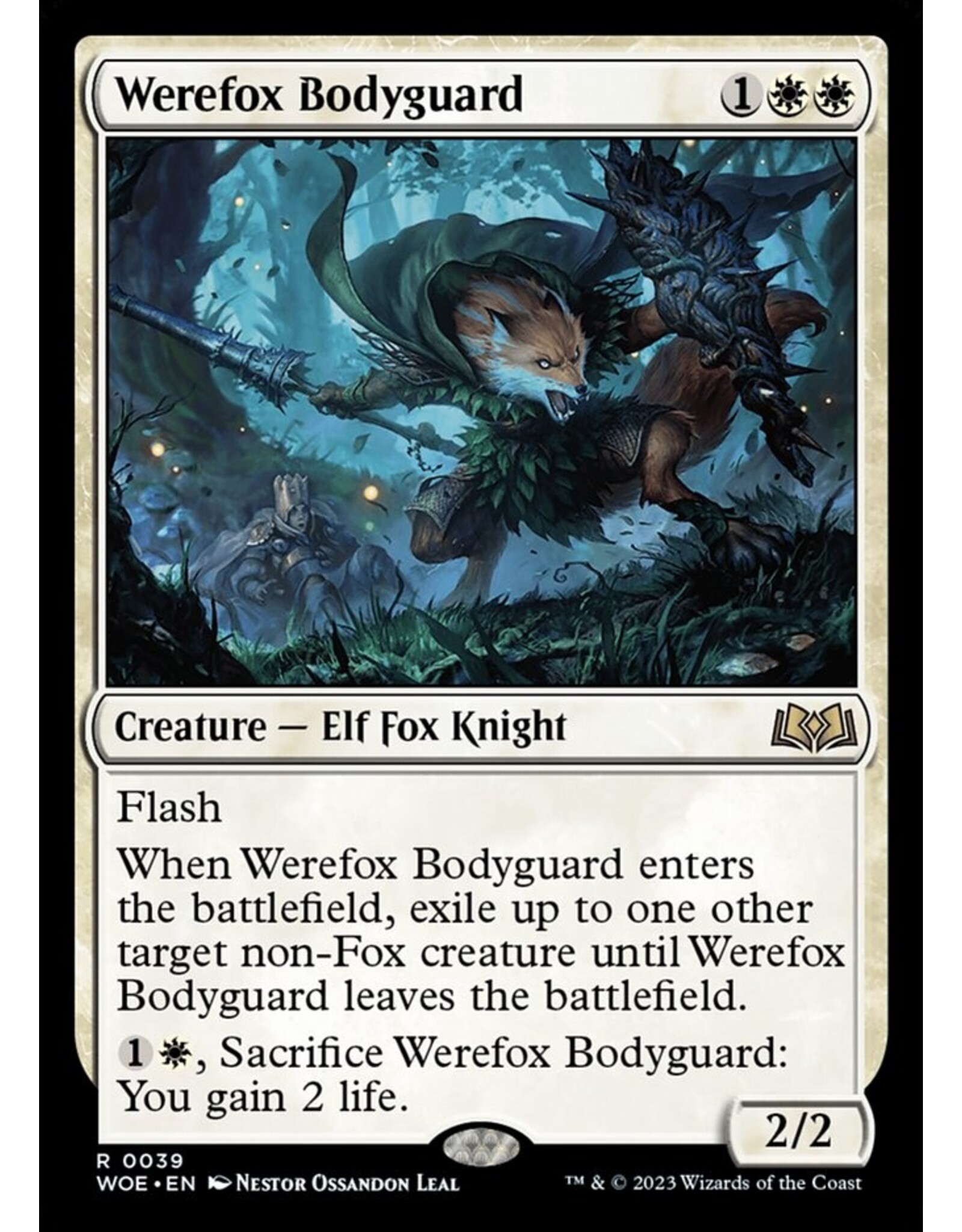 Magic Werefox Bodyguard  (WOE)