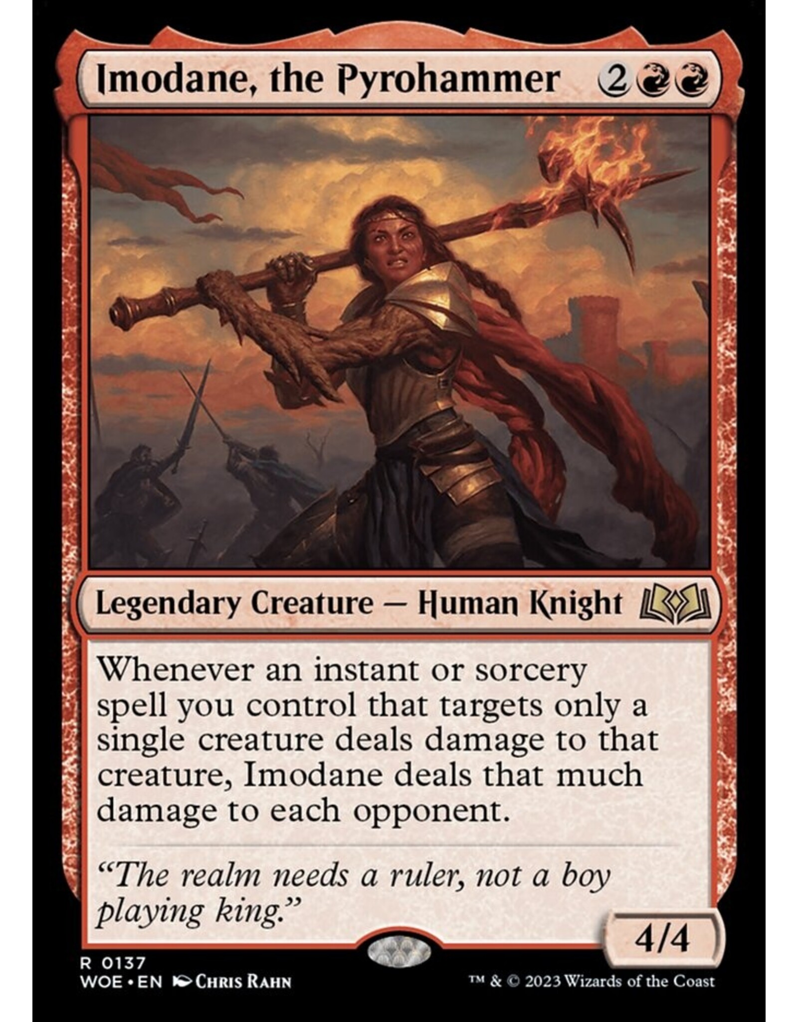 Magic Imodane, the Pyrohammer  (WOE)