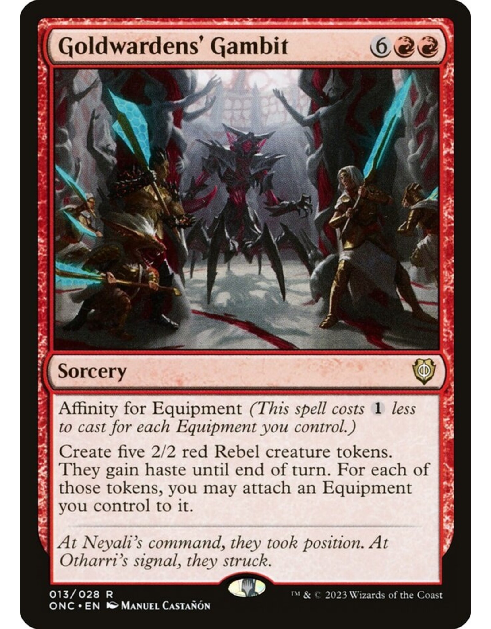 Magic Goldwardens' Gambit  (ONC)