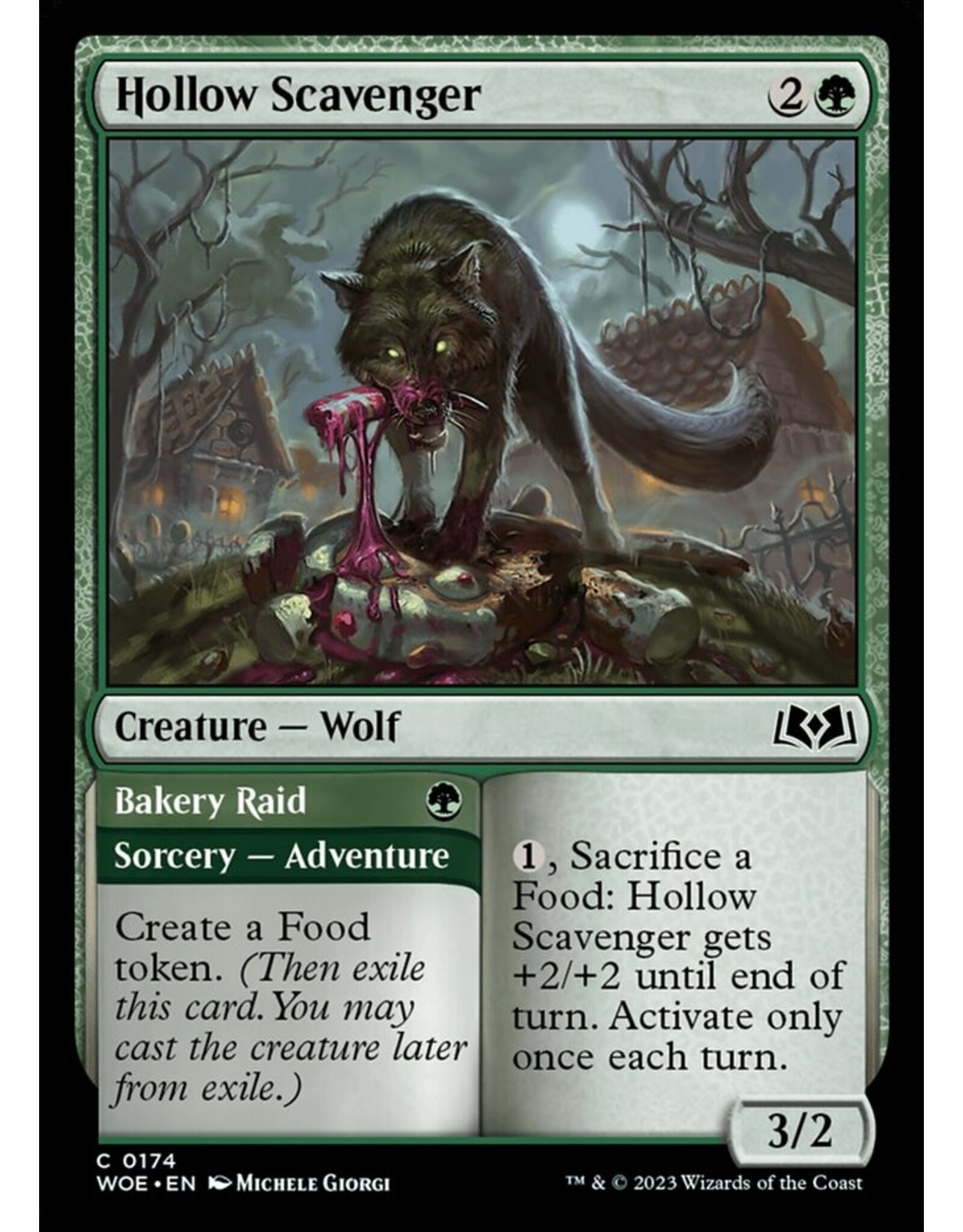 Magic Hollow Scavenger // Bakery Raid  (WOE)