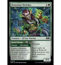 Magic Ferocious Werefox // Guard Change  (WOE)