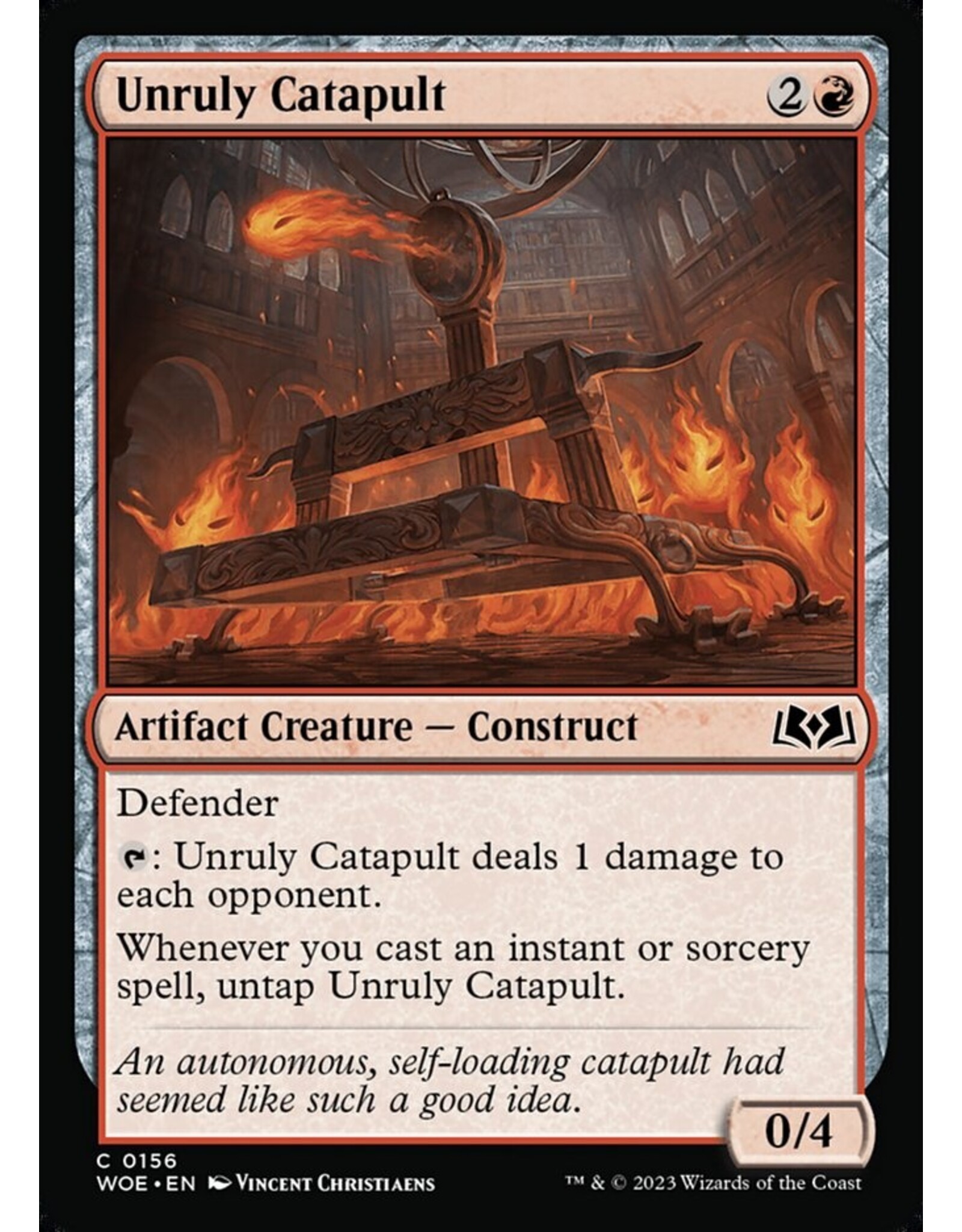 Magic Unruly Catapult  (WOE)