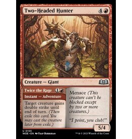 Magic Two-Headed Hunter // Twice the Rage  (WOE)