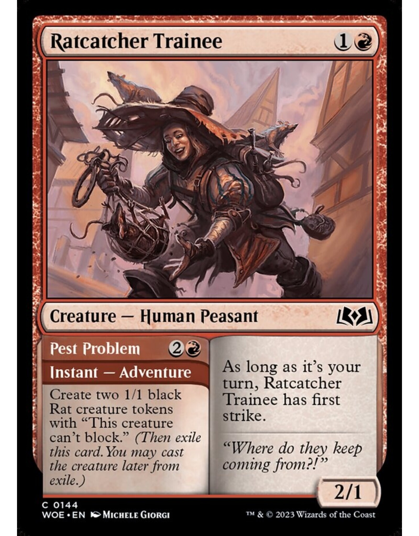 Magic Ratcatcher Trainee // Pest Problem  (WOE)