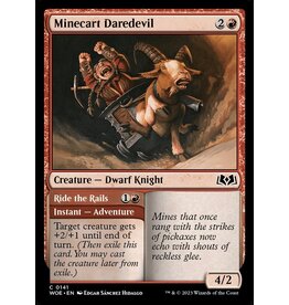 Magic Minecart Daredevil // Ride the Rails  (WOE)