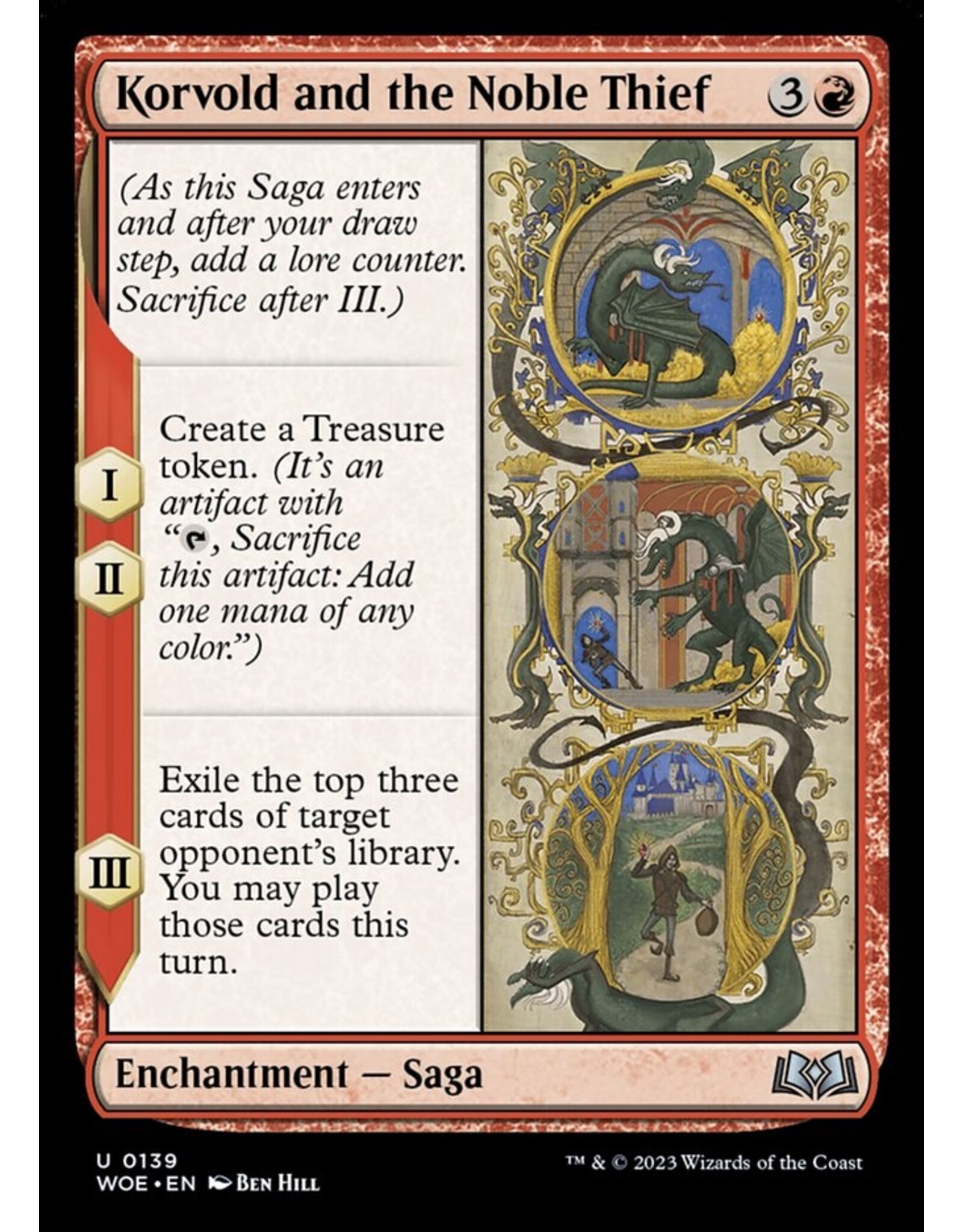 Magic Korvold and the Noble Thief  (WOE)
