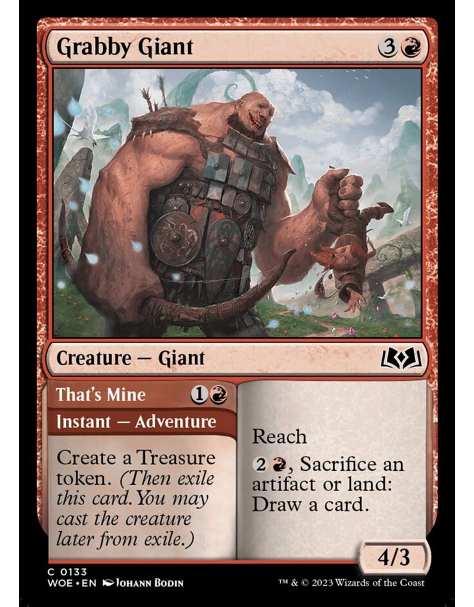 Magic Grabby Giant // That's Mine  (WOE)