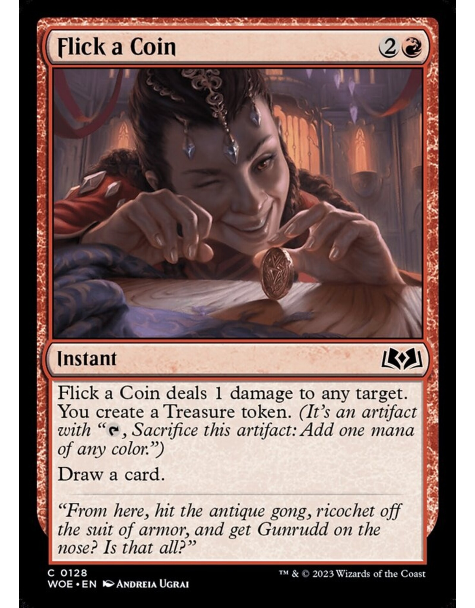 Magic Flick a Coin  (WOE)