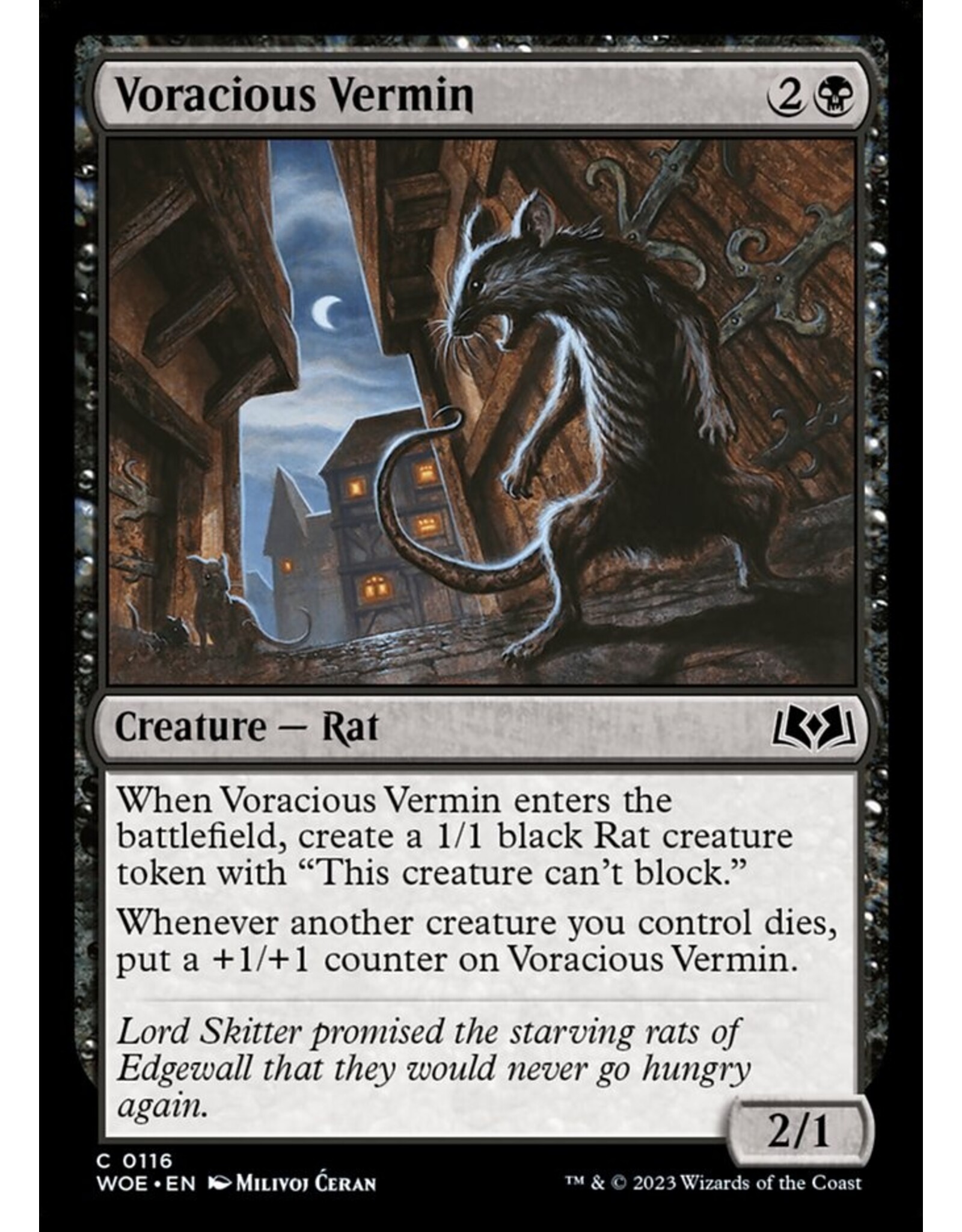 Magic Voracious Vermin  (WOE)