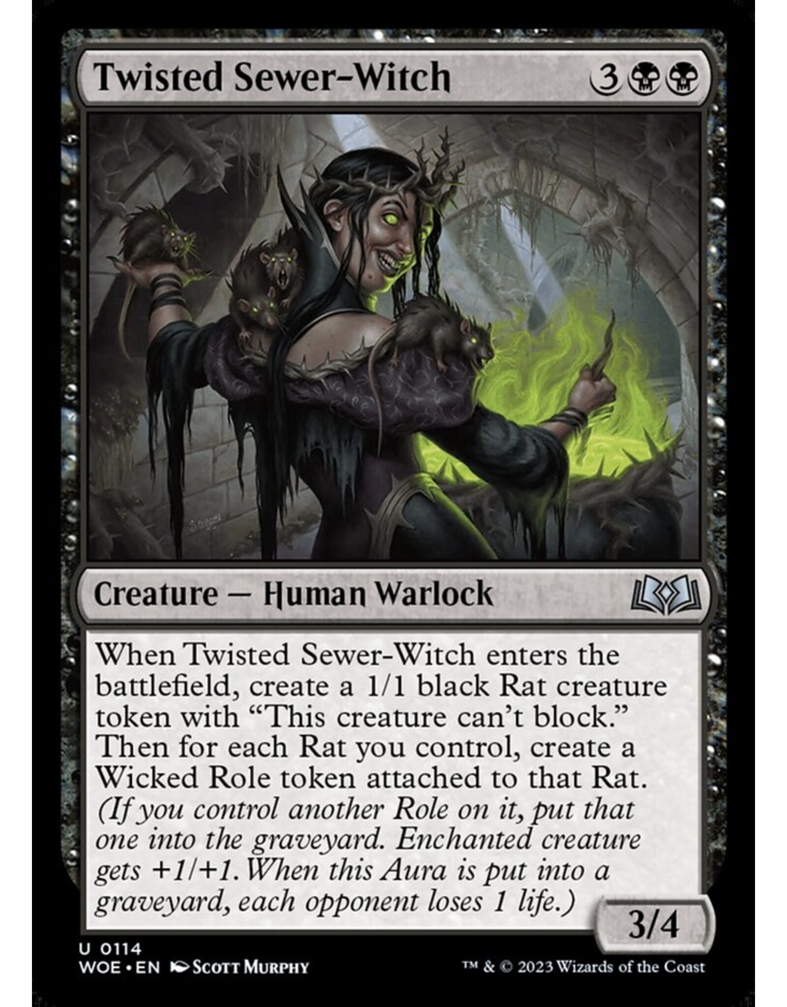 Magic Twisted Sewer-Witch  (WOE)