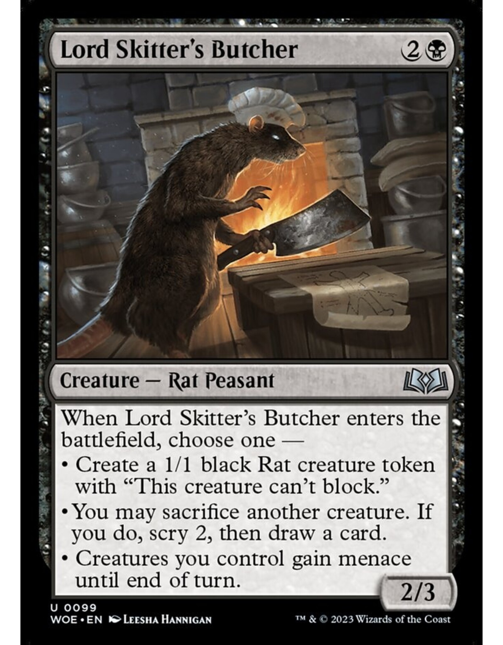 Magic Lord Skitter's Butcher  (WOE)