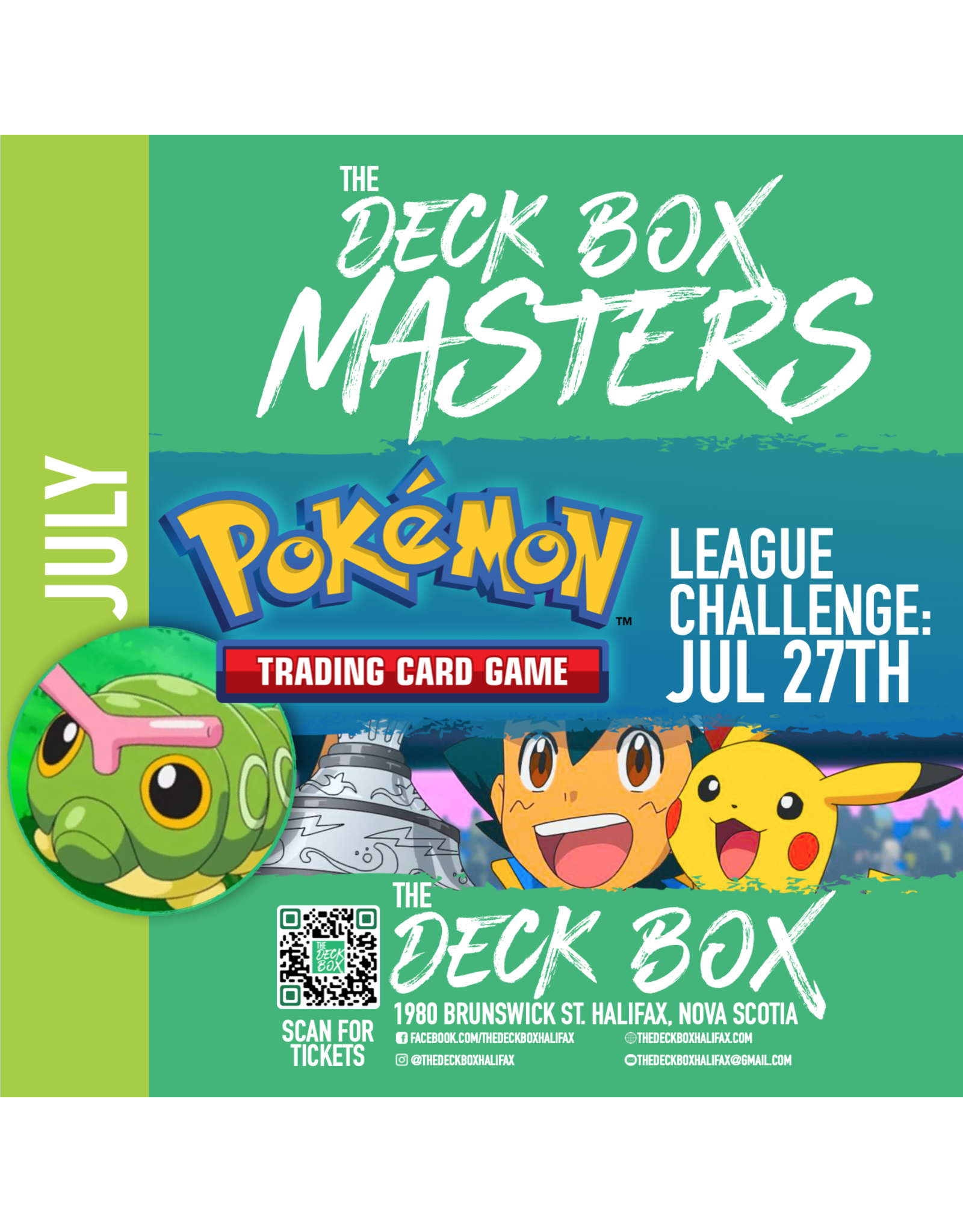 Events Pokemon Masters League Challenge (July 6th @ 1:00pm)  ***DATE CHANGED