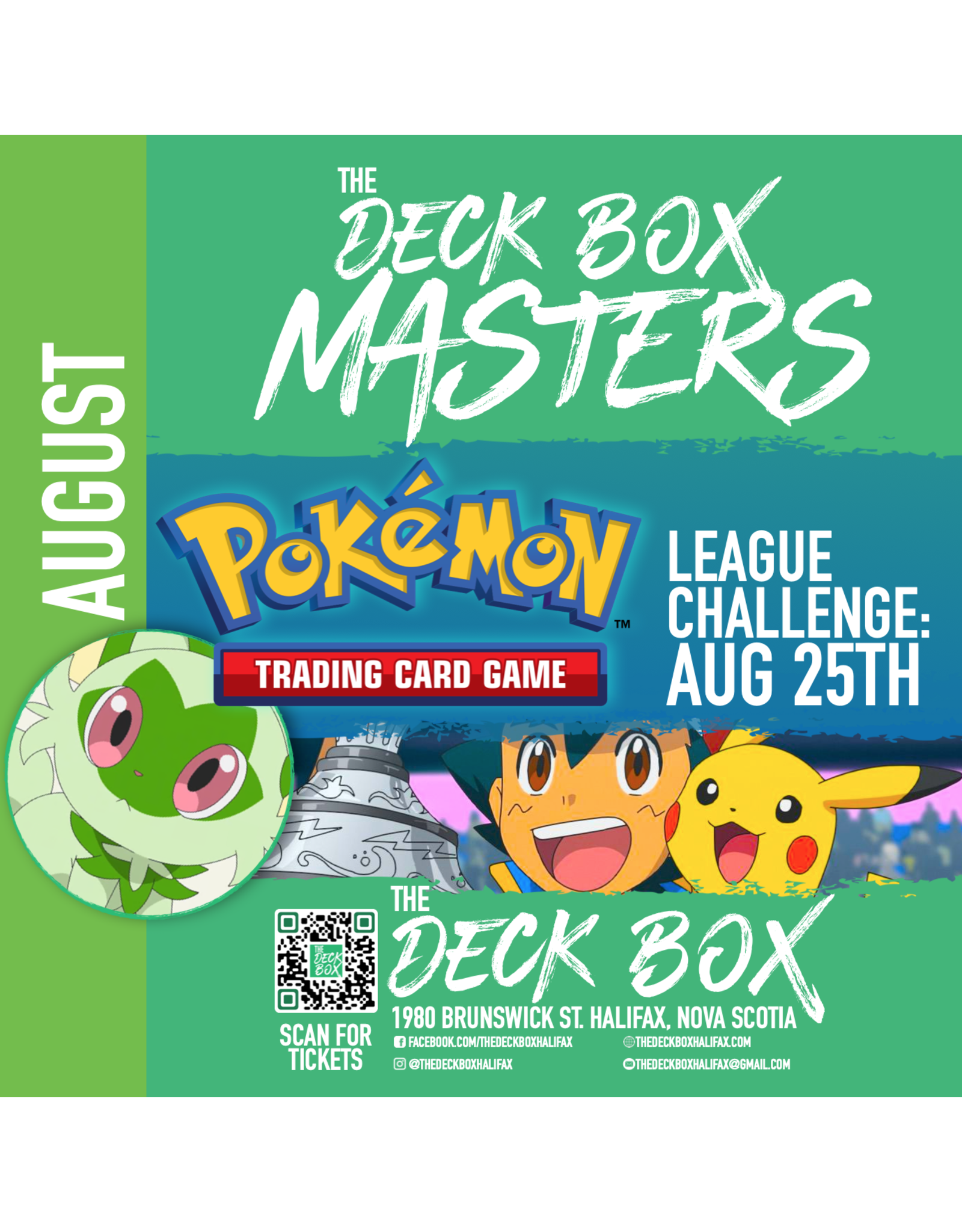 Events Pokemon Masters League Challenge (August 25th @ 1:00pm)