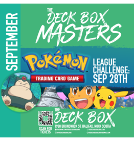 Events Pokemon Masters League Challenge (September 28th @ 1:00pm)
