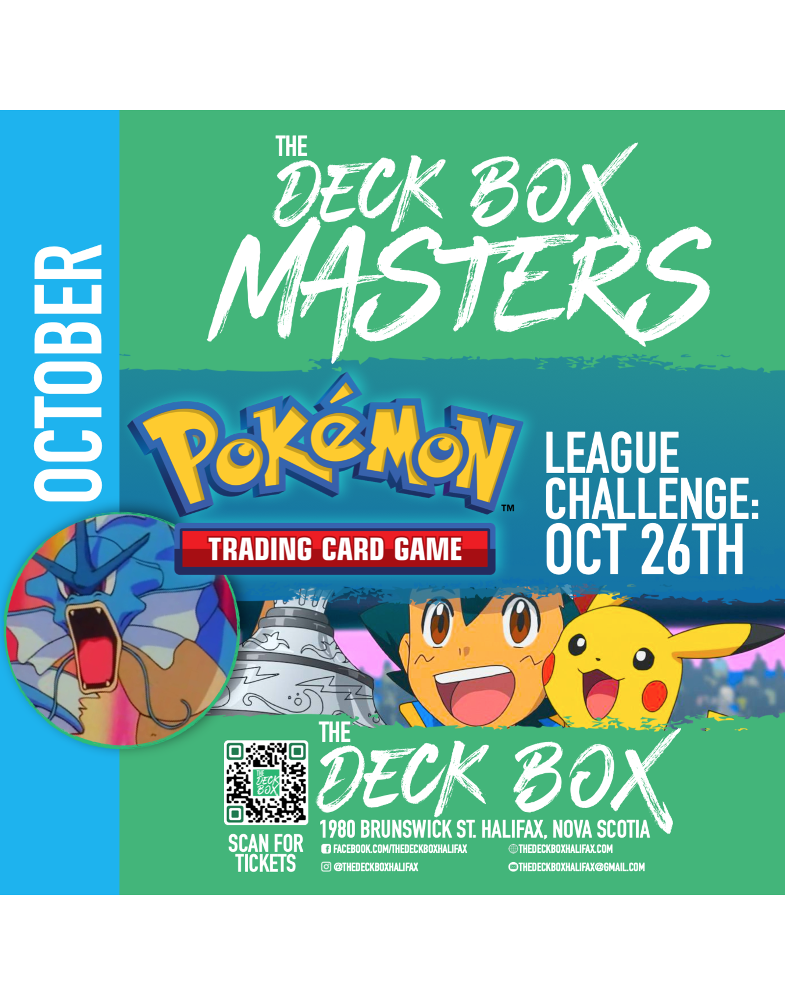 Events Pokemon Masters League Challenge (October 26th @ 1:00pm)