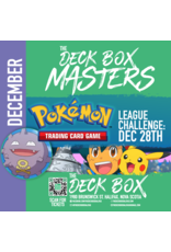 Events Pokemon Masters League Challenge (December 28th @ 1:00pm)