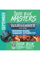 Events The Deck Box Masters Regional Tournament September 21st