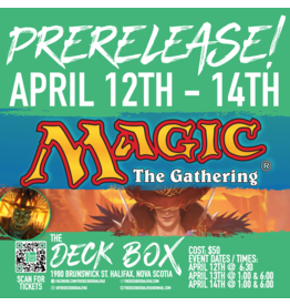 Events (Sunday April 14th @ 6:30) Outlaws of Thunder Junction Magic the Gathering Prerelease! Two Headed Giant!