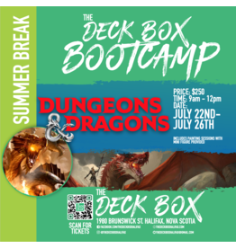 Events Summer Break D&D Week  (July 22nd - July 26th -  9am - 12pm) Week 4 Bootcamp