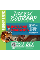 Events Summer Break D&D  (July 15th - July 19th -  9am-12pm) Week 3 Bootcamp