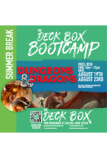 Events Summer Break D&D Week  (August 19th - August 23rd - 9am - 12pm) Week 8 Bootcamp