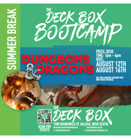 Events Summer Break D&D Week  (August 12th - August 16th - 1pm - 4pm) Week 7 Bootcamp