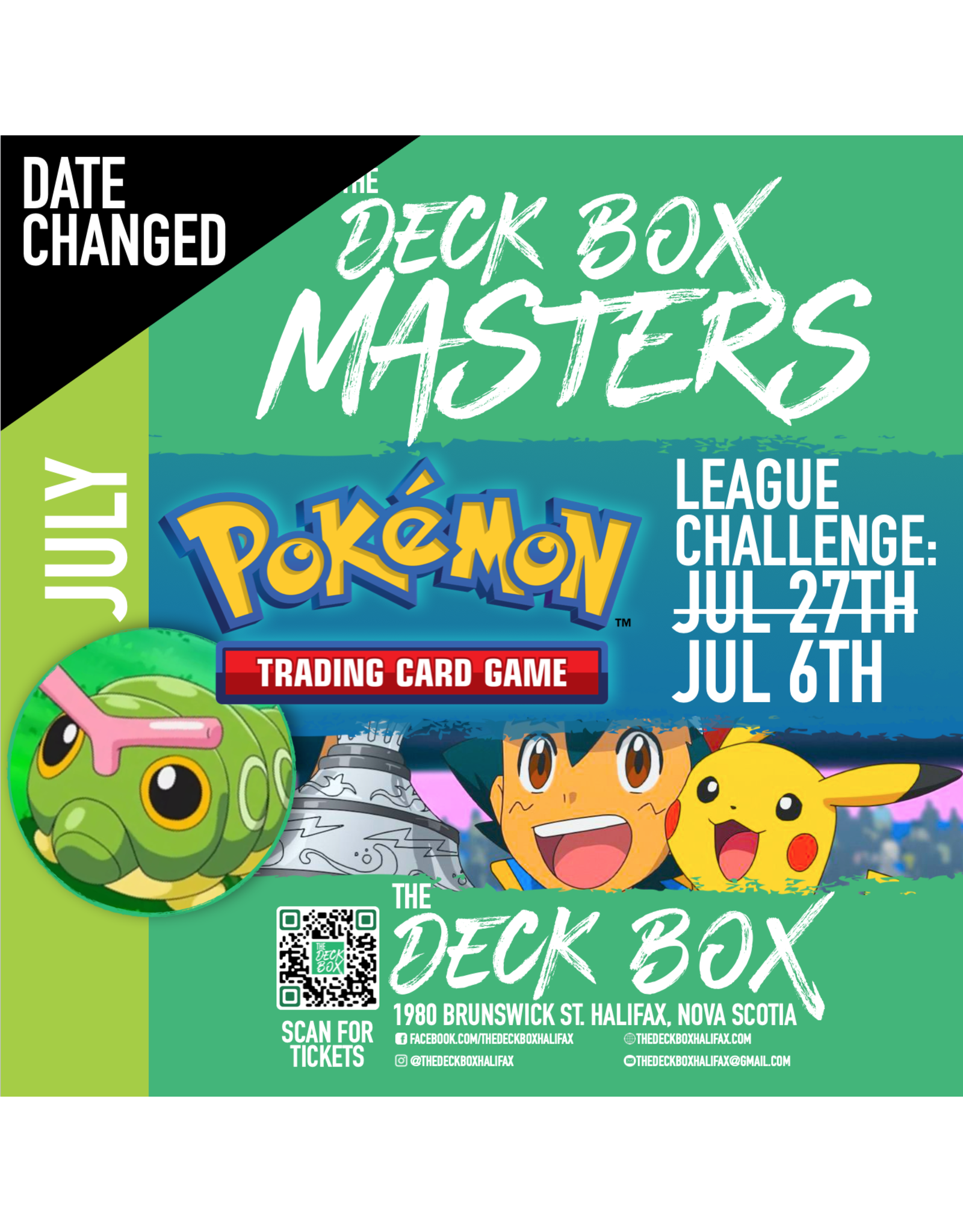 Events Pokemon Masters League Challenge (July 6th @ 1:00pm)  ***DATE CHANGED