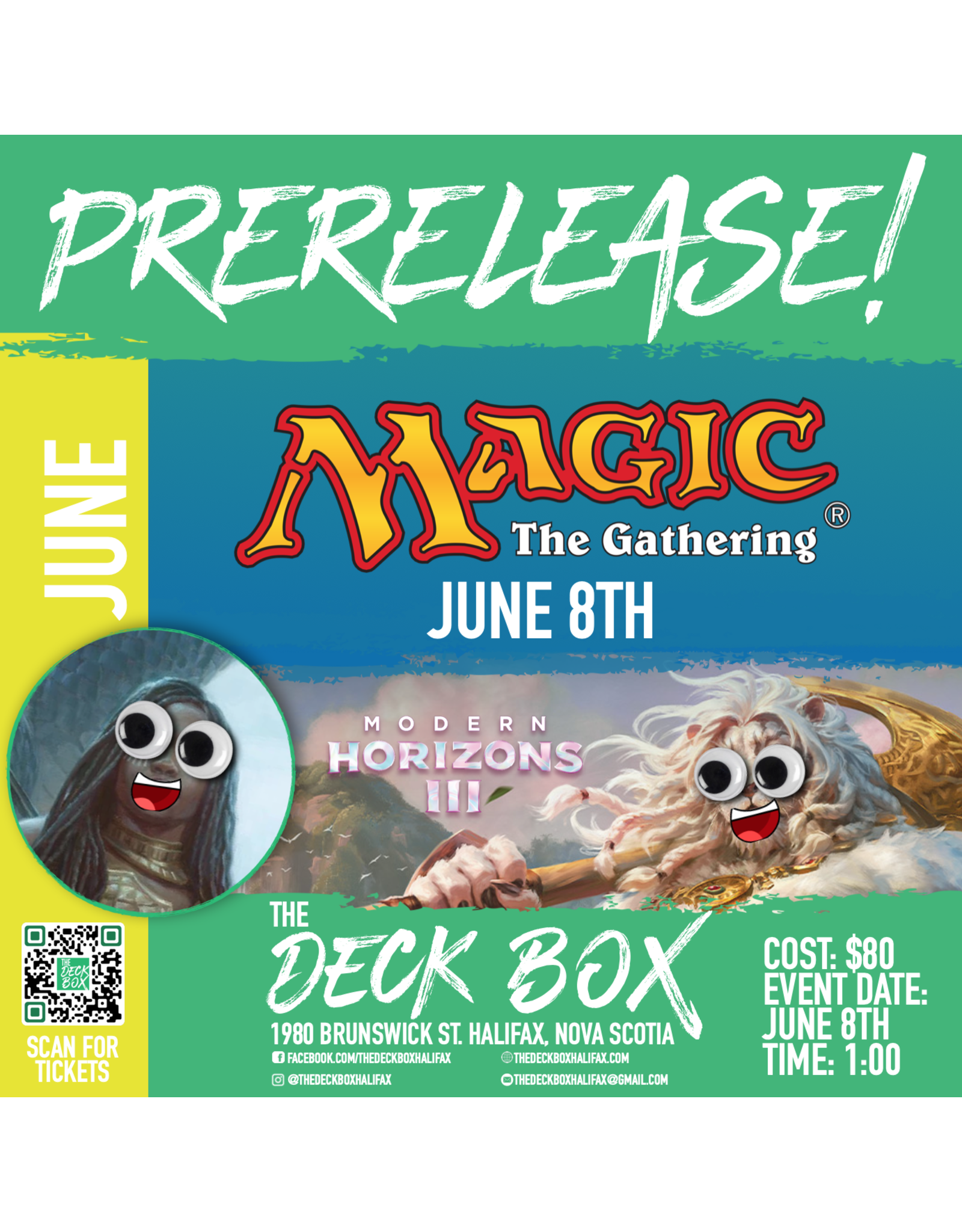Events (Saturday June 8th @ 1:00) Modern Horizons 3 Magic the Gathering Prerelease!