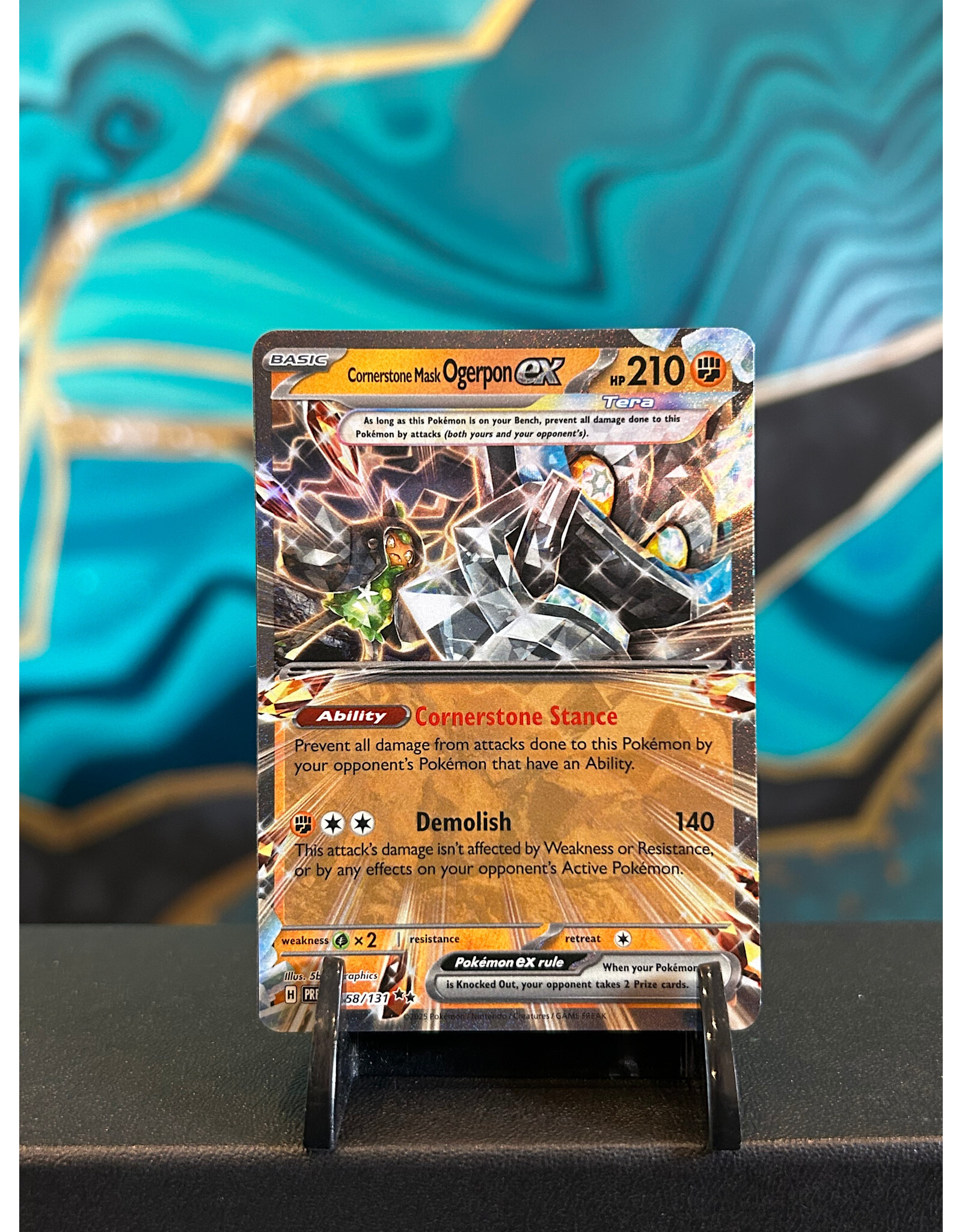 Cornerstone Mask Ogerpon Ex  058/131