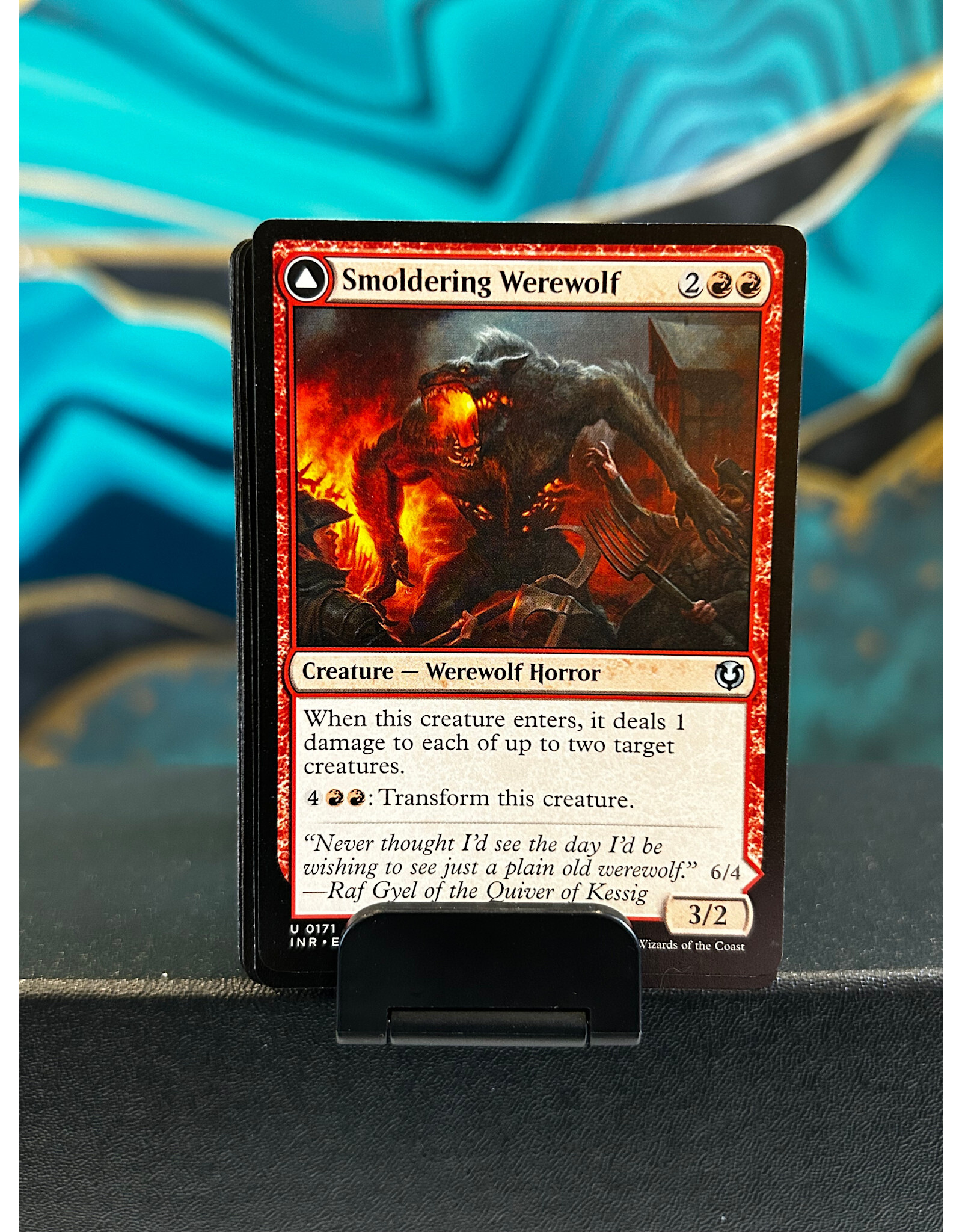 Smoldering Werewolf // Erupting Dreadwolf  (INR)
