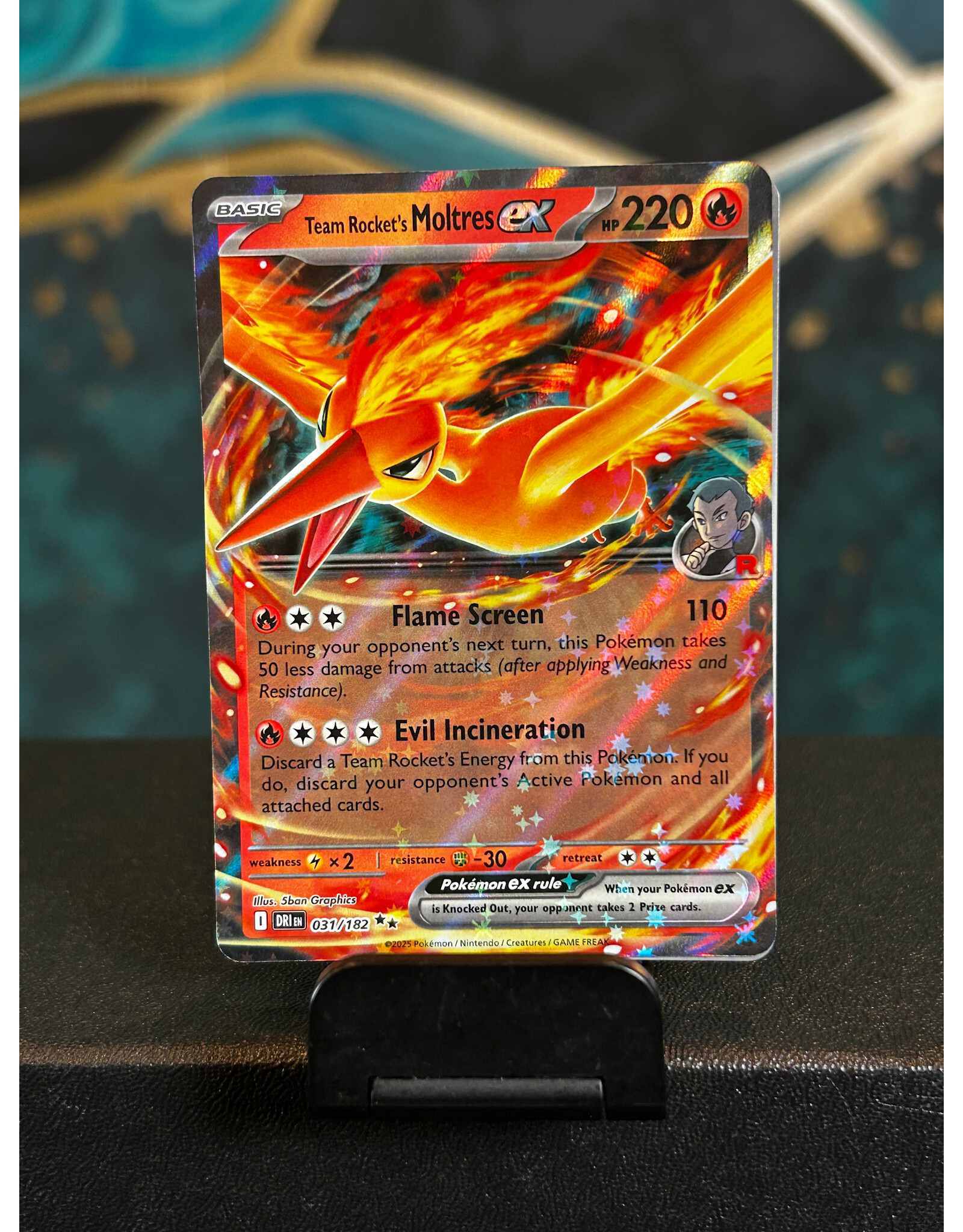 Team Rocket's Moltres Ex  031/182