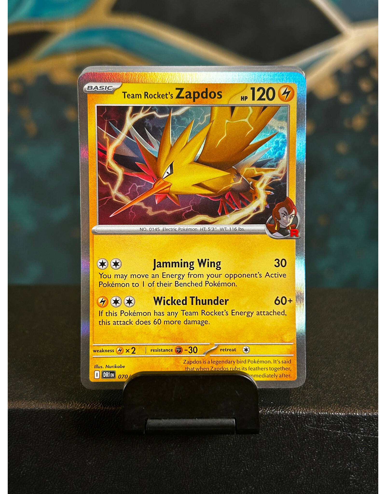 Team Rocket's Zapdos  070/182