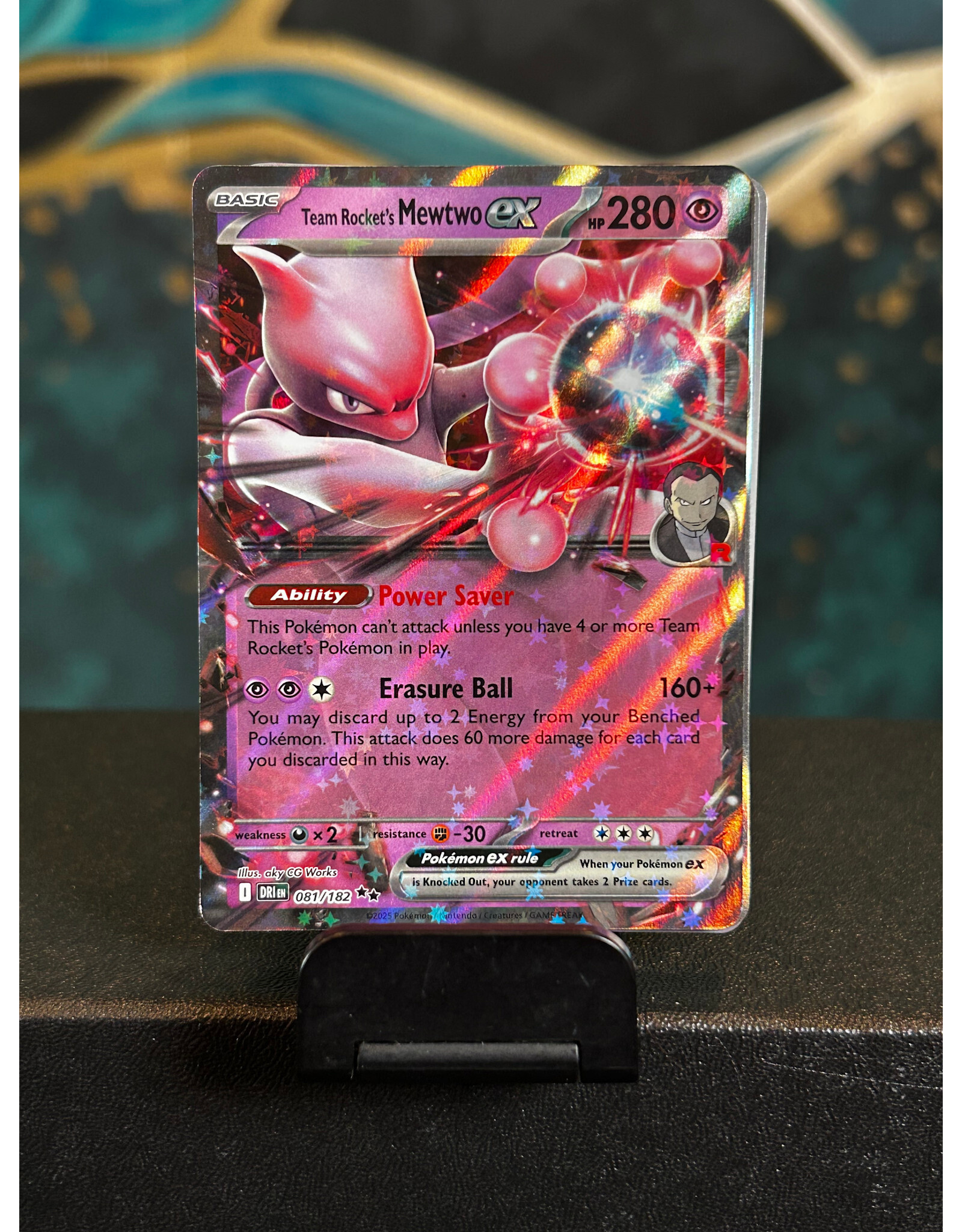 Team Rocket's Mewtwo Ex  081/182