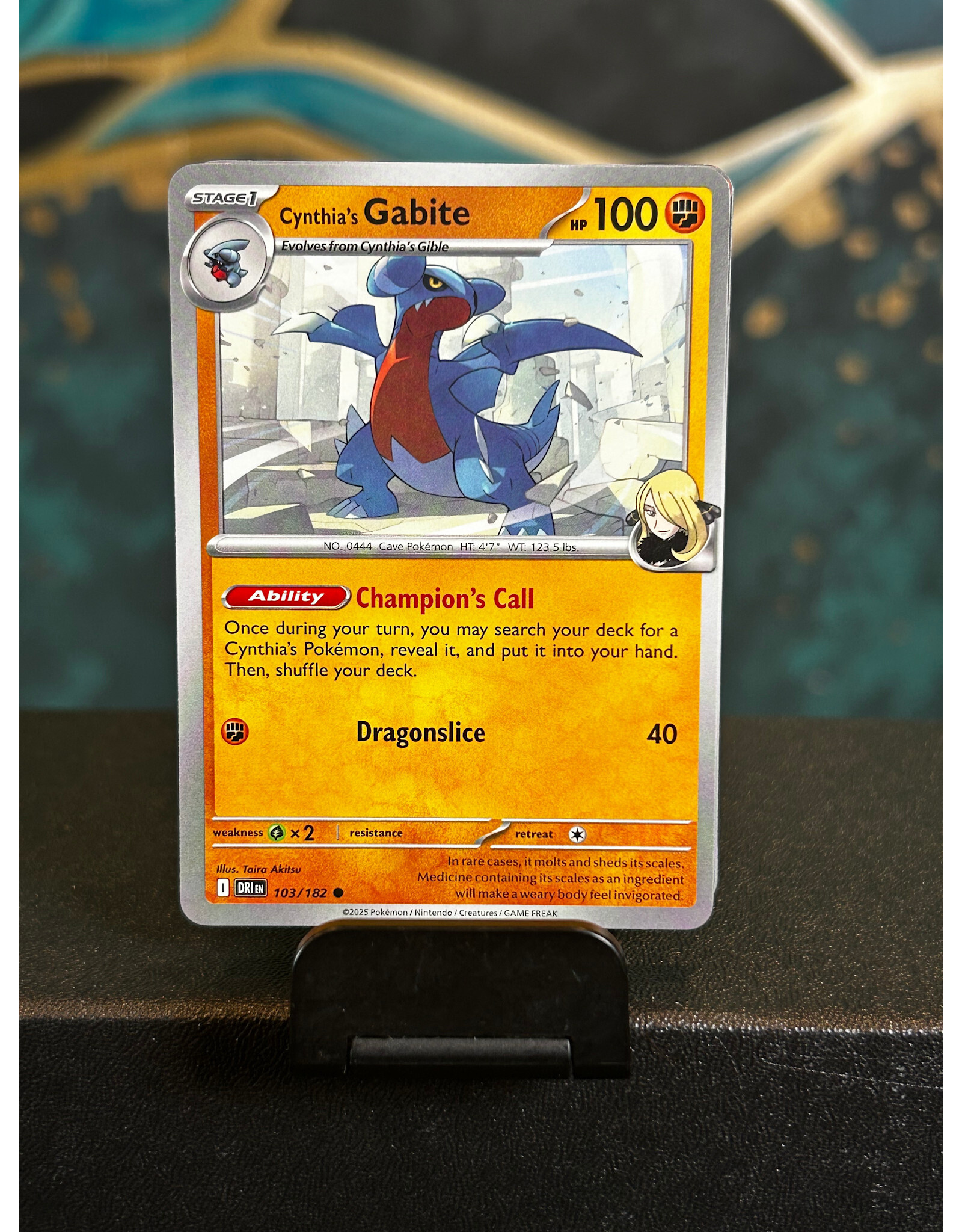 Cynthia's Gabite  103/182