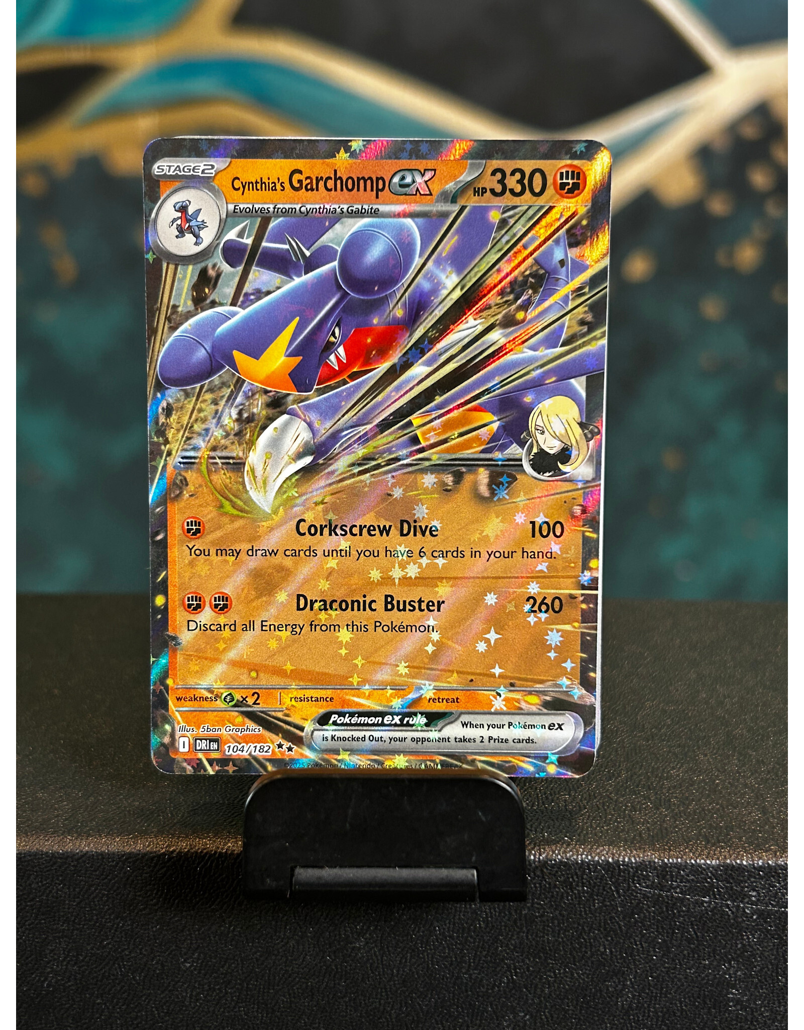 Cynthia's Garchomp Ex  104/182