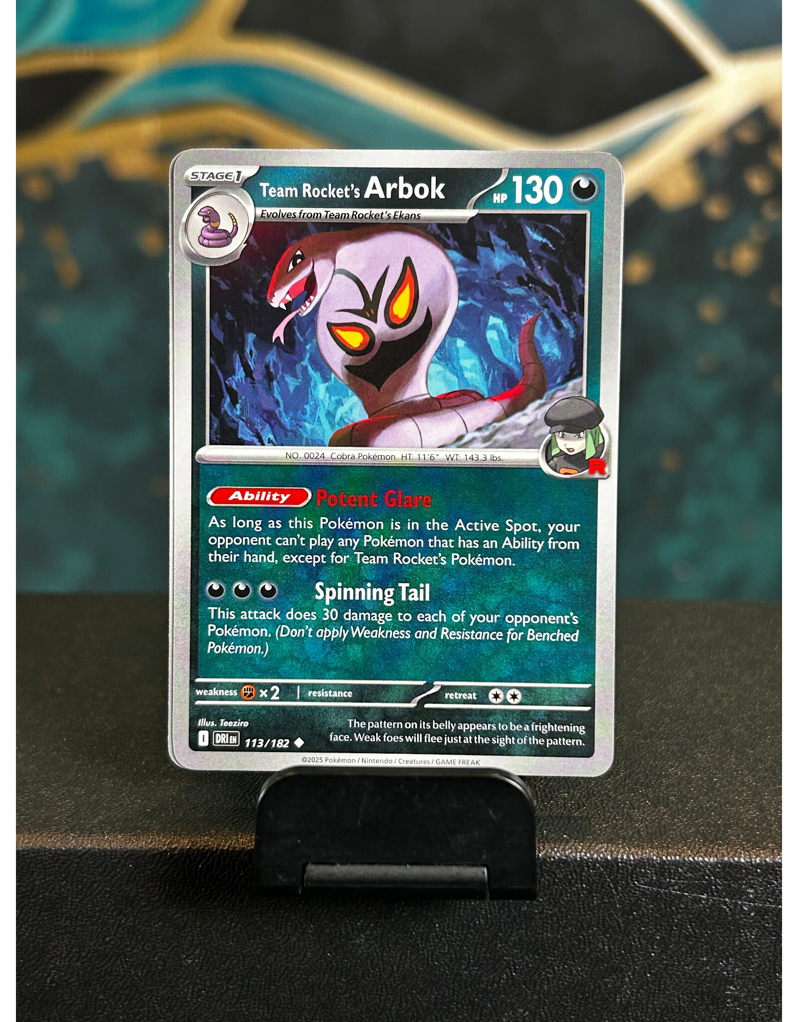 Team Rocket's Arbok  113/182