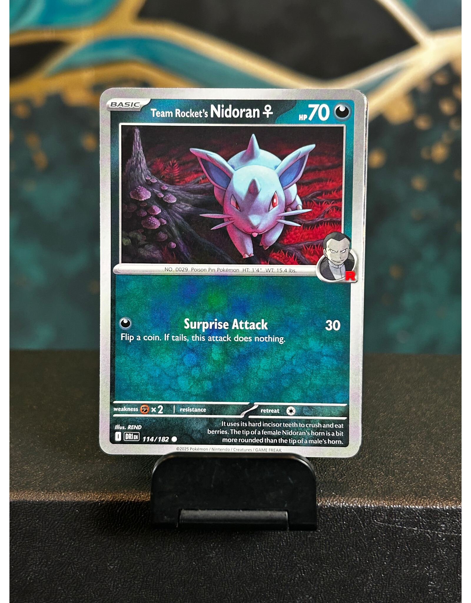 Team Rocket's Nidoran♀  114/182