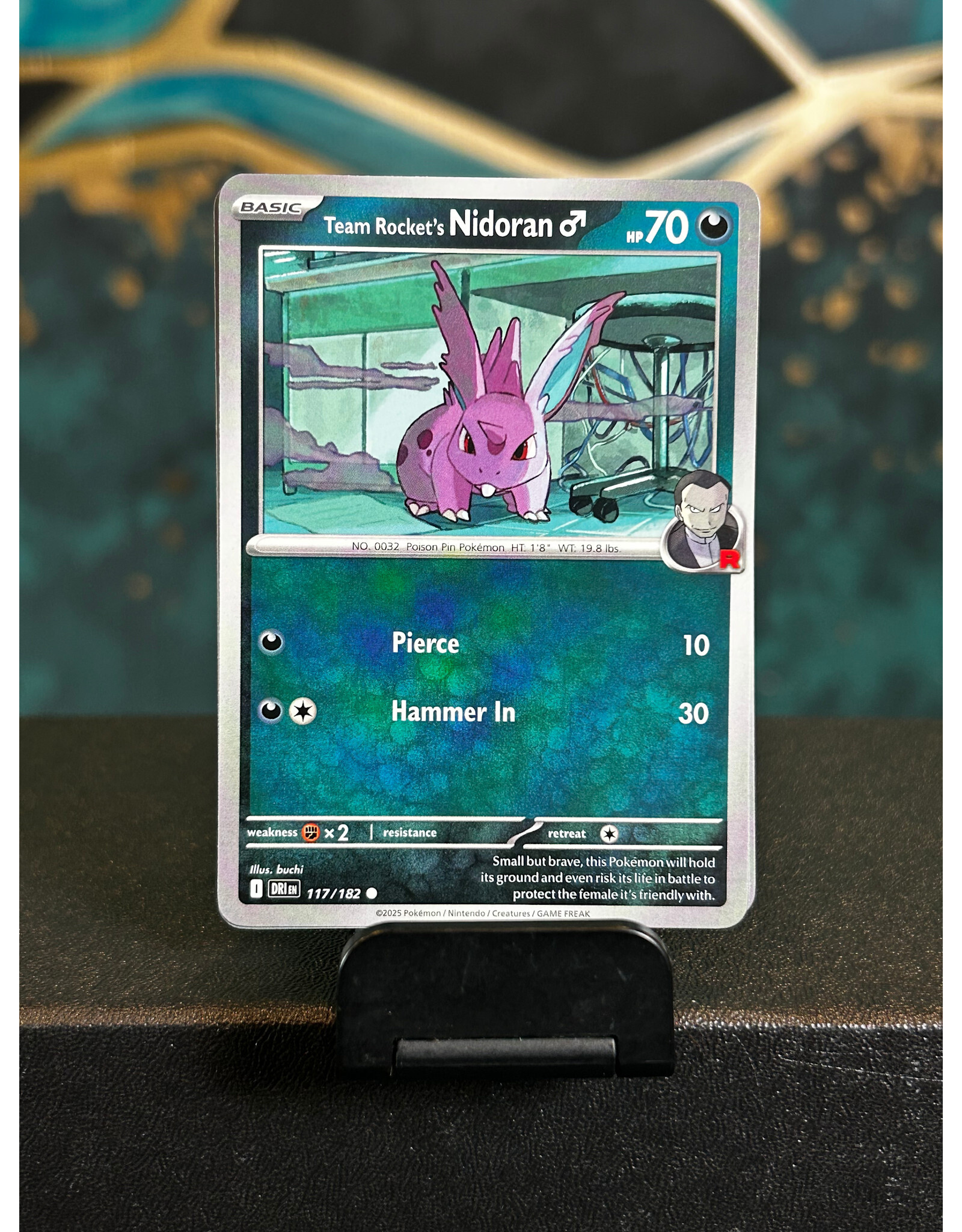 Team Rocket's Nidoran♂  117/182