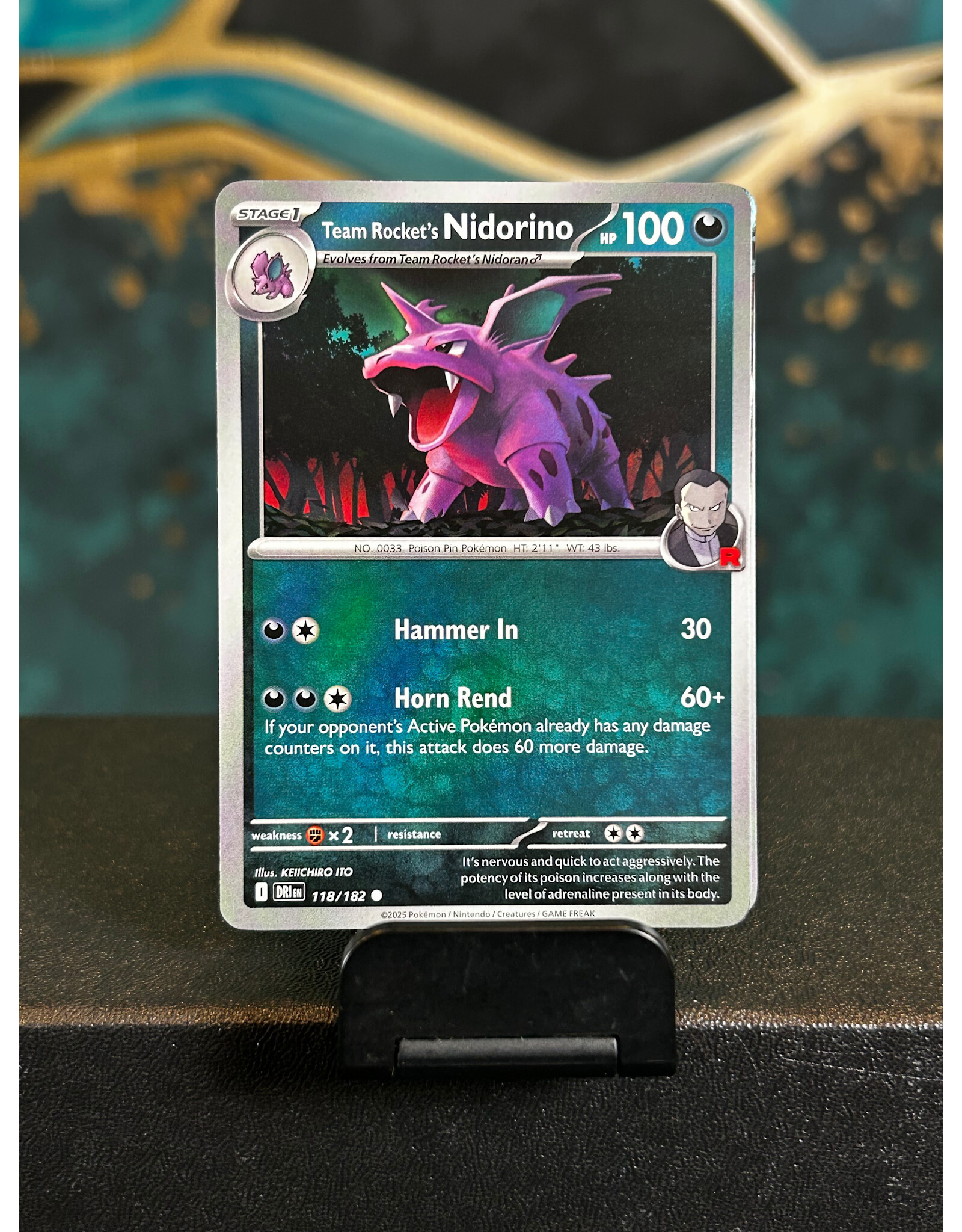 Team Rocket's Nidorino  118/182