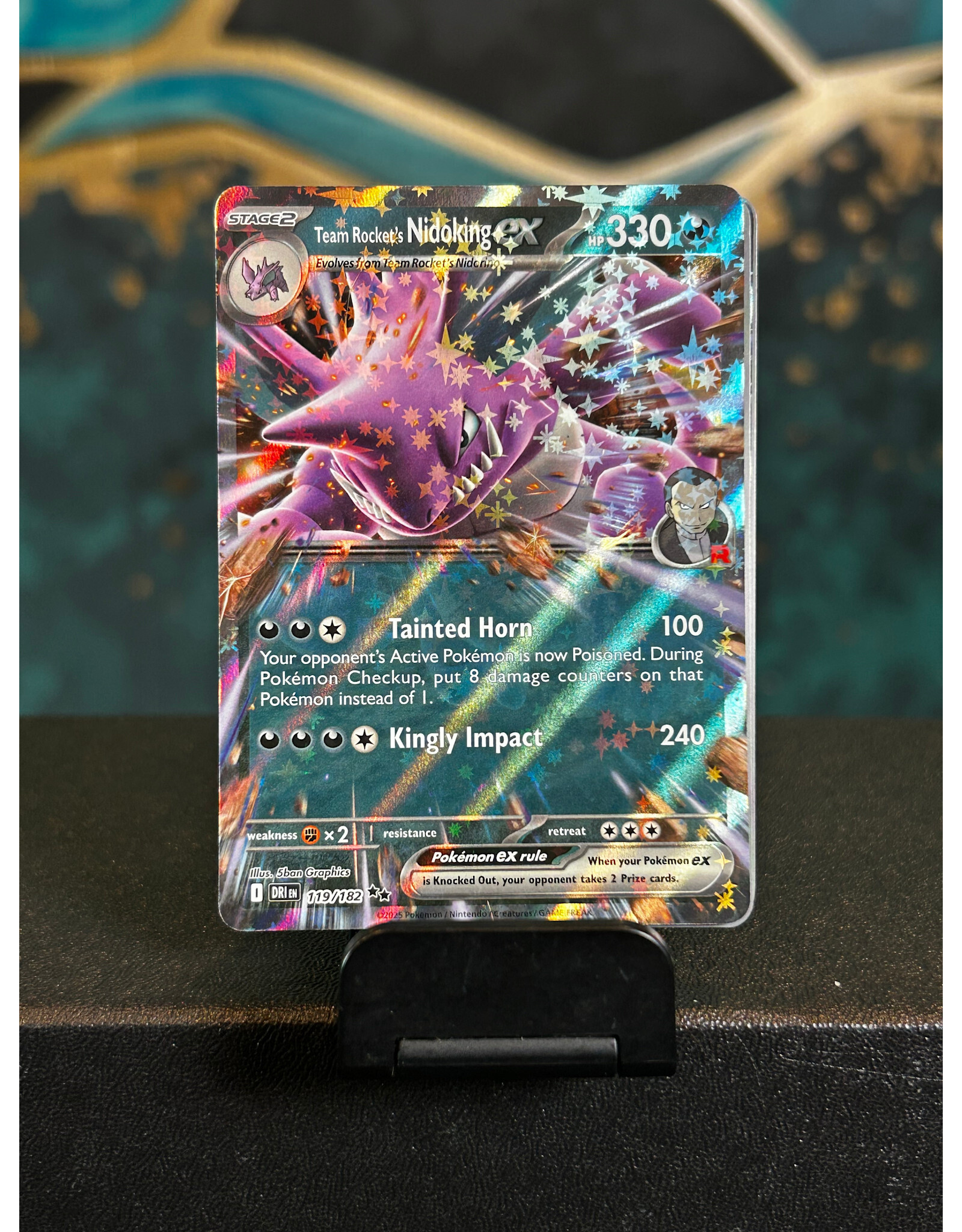 Team Rocket's Nidoking Ex  119/182