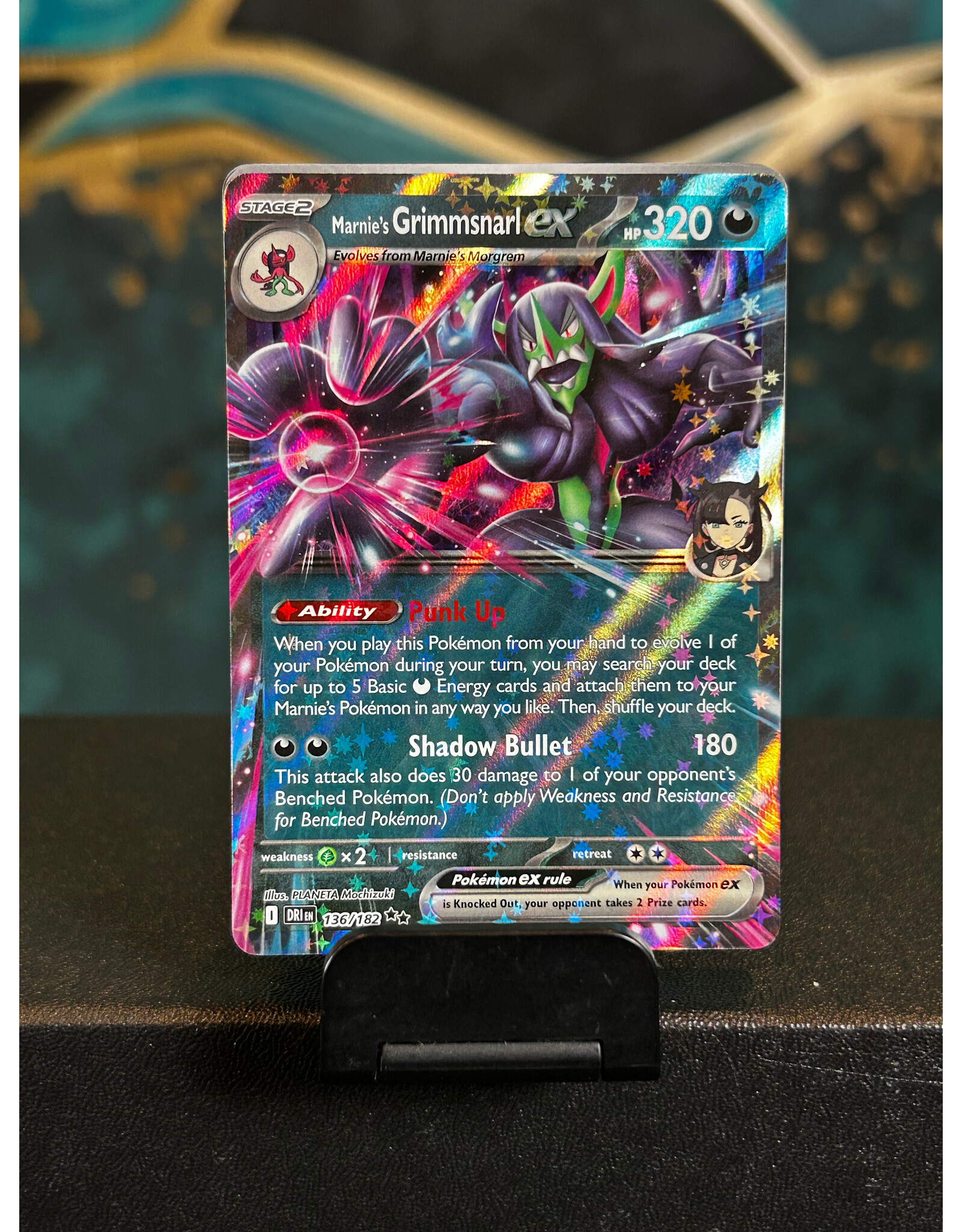 Marnie's Grimmsnarl Ex  136/182