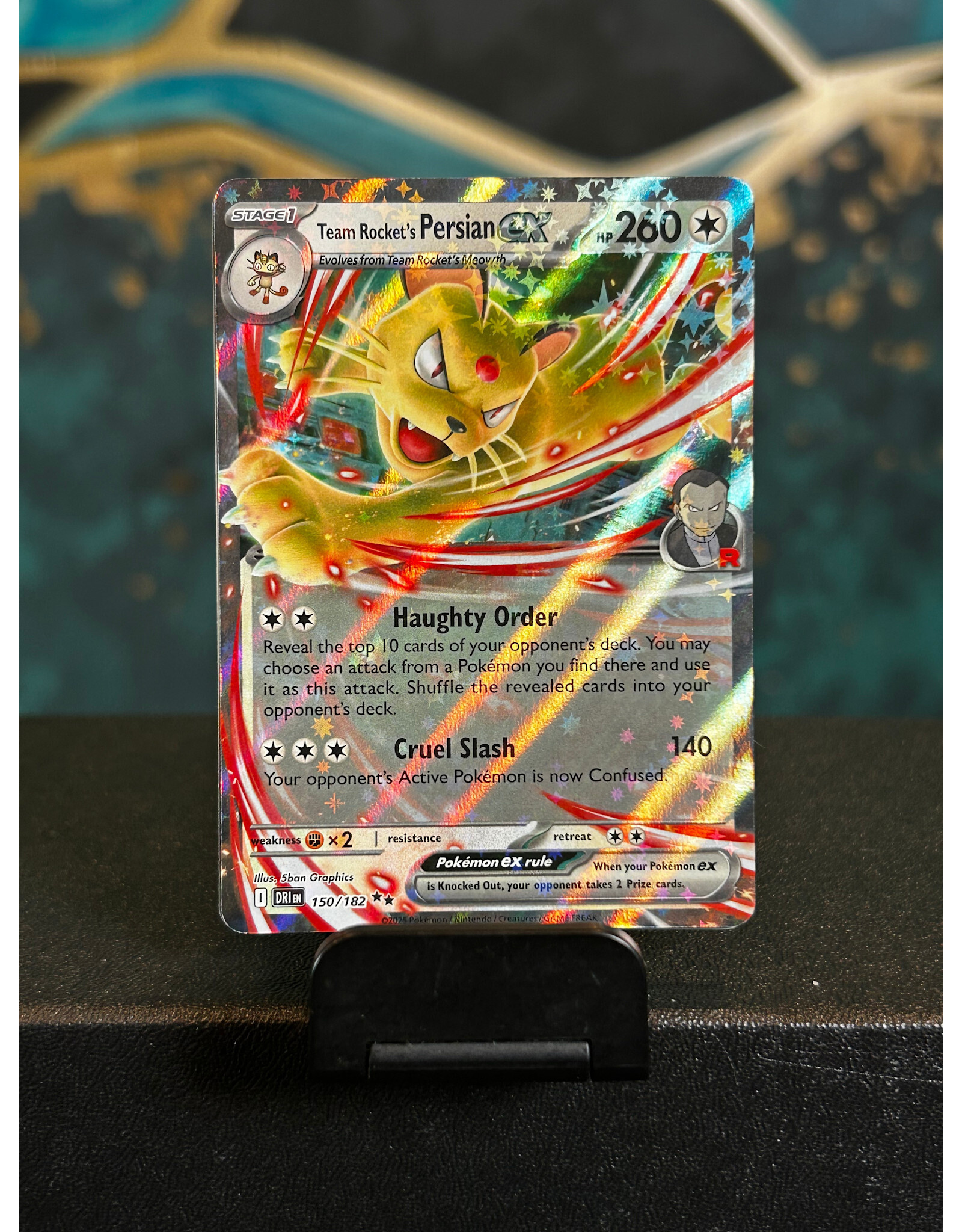 Team Rocket's Persian Ex  150/182
