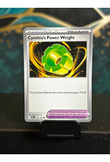 Cynthia's Power Weight  162/182