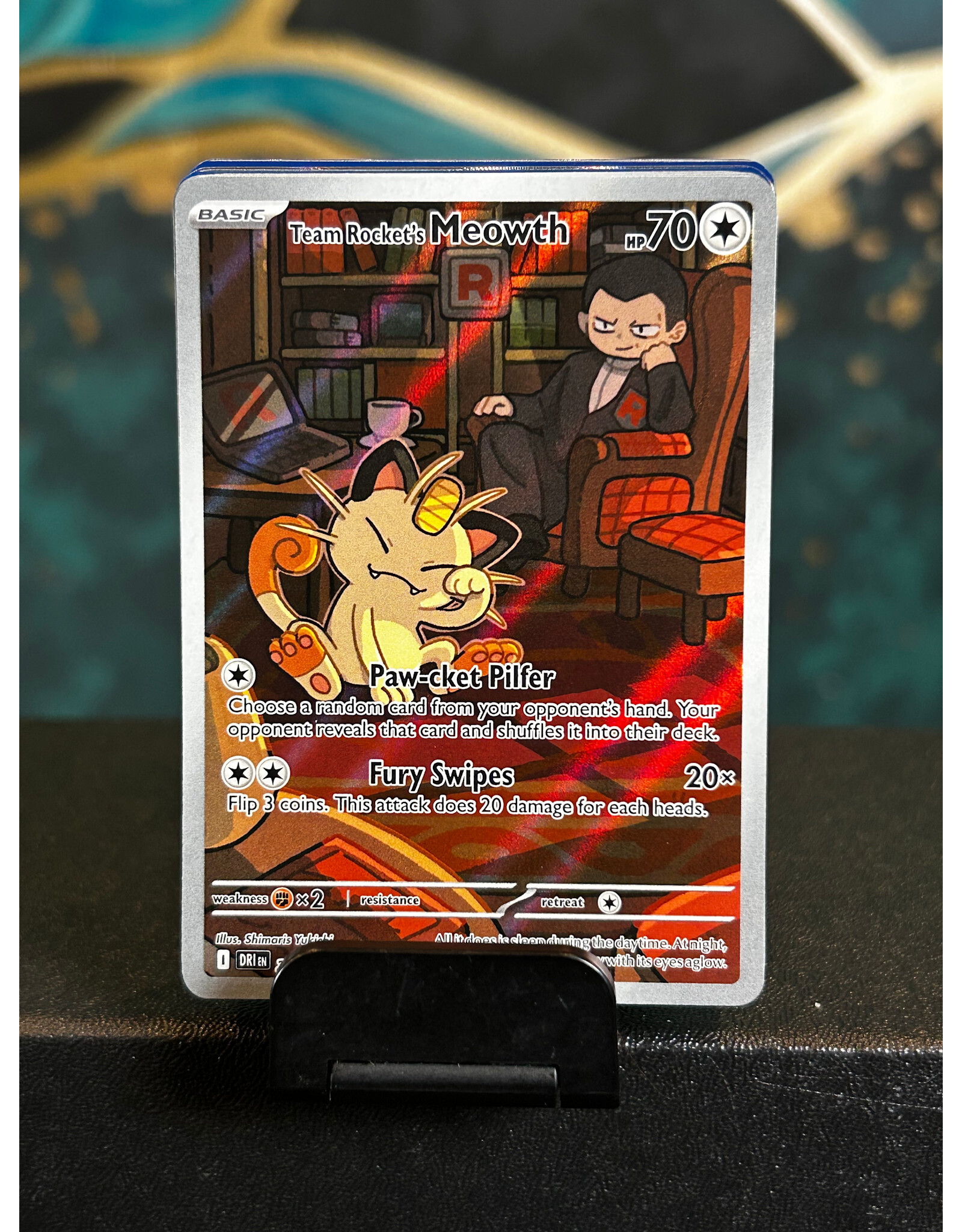 Team Rocket's Meowth  203/182