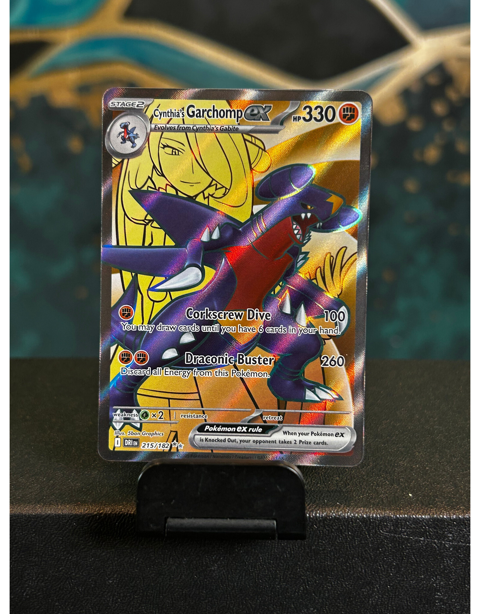 Cynthia's Garchomp Ex  215/182